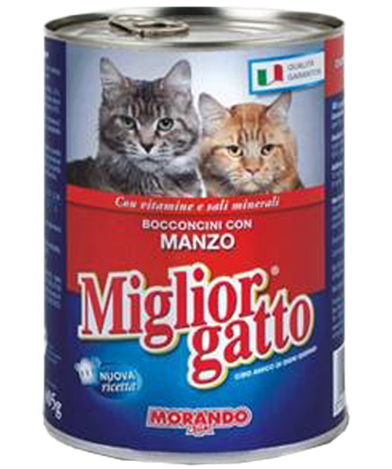 Morando Miglior Gatto Bocconi Manzo gr.400