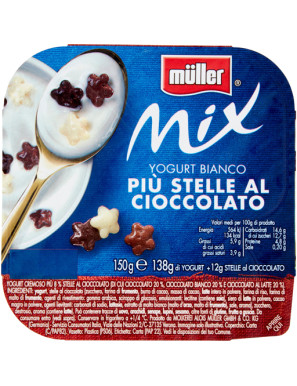 Muller Mix gr.150 Bianco Stelle Al Cioccolato