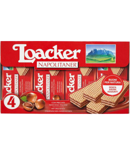 LOACKER WAFER G.45X4   NAPOLITANER