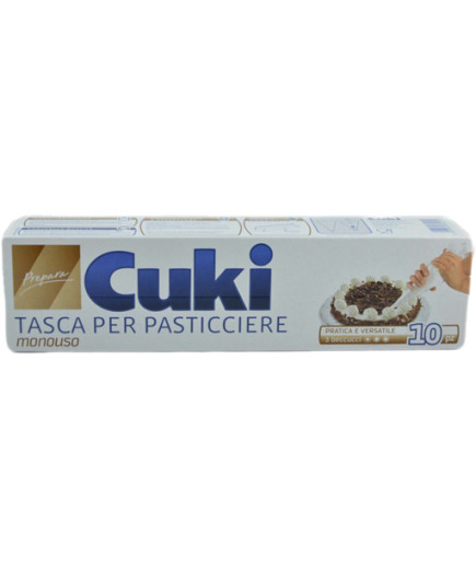 Cuki Tasca Per Pasticceria 10 Tasche + 3 Beccucci