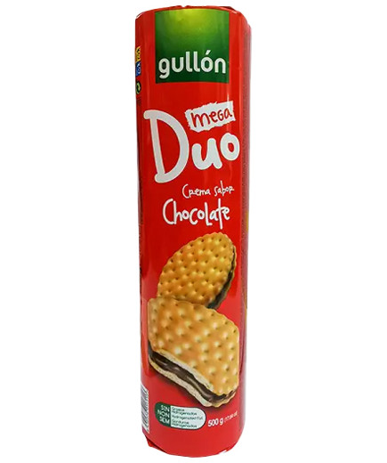 Gullon Snacks Mega Duo Farcito Cioccolato gr.500