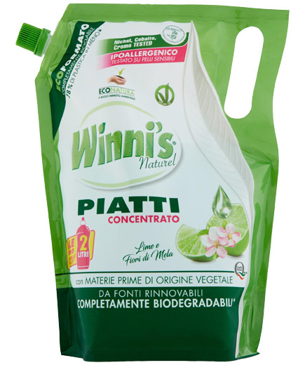 Winni'S Detersivo Piatti Concentrato Ecoricarica lt.1