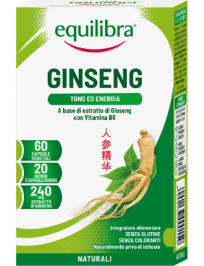 Equilibra Ginseng Vegicaps 60 Perle gr.19,2