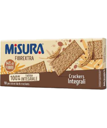 Misura Crackers Integrali gr.385 Senza Olio Di Palma