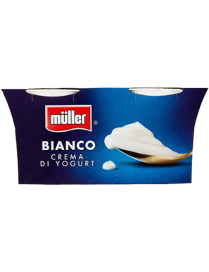 Muller Crema Yogurt Bianco gr.125X2