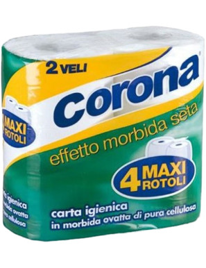 Corona Carta Igienica 4 Rotoli 2Veli Maxi