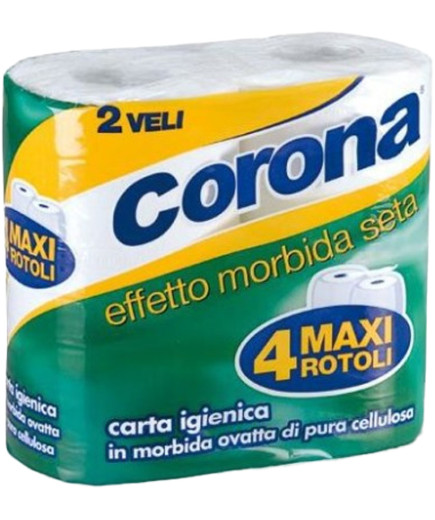 Corona Carta Igienica 4 Rotoli 2Veli Maxi