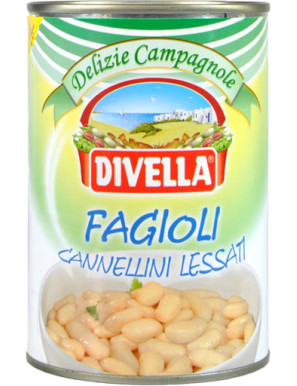 Divella Fagioli Cannellini Lessati gr.400 Latta