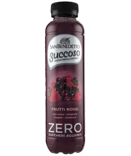 San Benedetto Succoso Zero Pet lt.0,40 Frutti Rossi