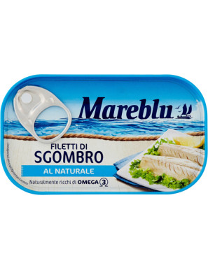 Mareblu Sgombro Naturale Gr90 Lattina