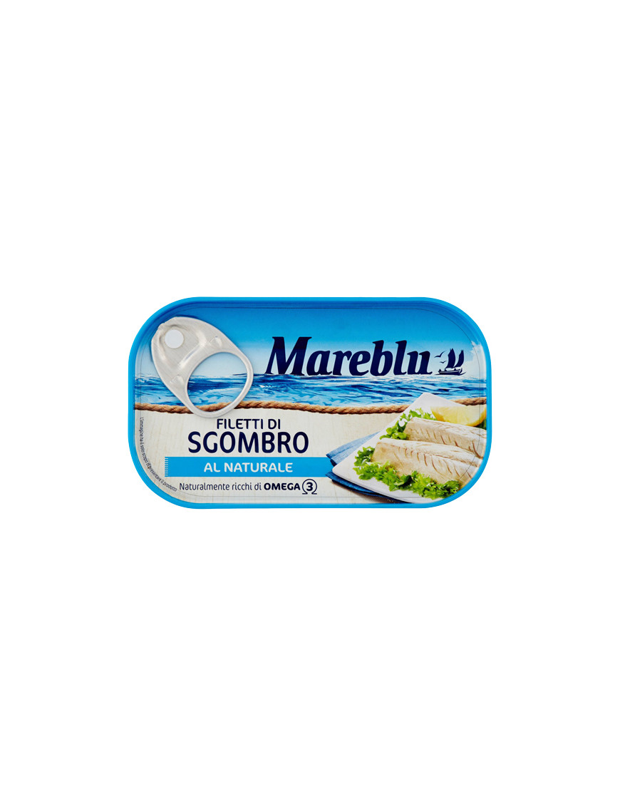 Mareblu Sgombro Naturale Gr90 Lattina