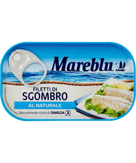 Mareblu Sgombro Naturale Gr90 Lattina