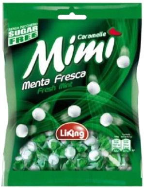 Liking Caram Senza Zucchero Menta Fresca gr.50