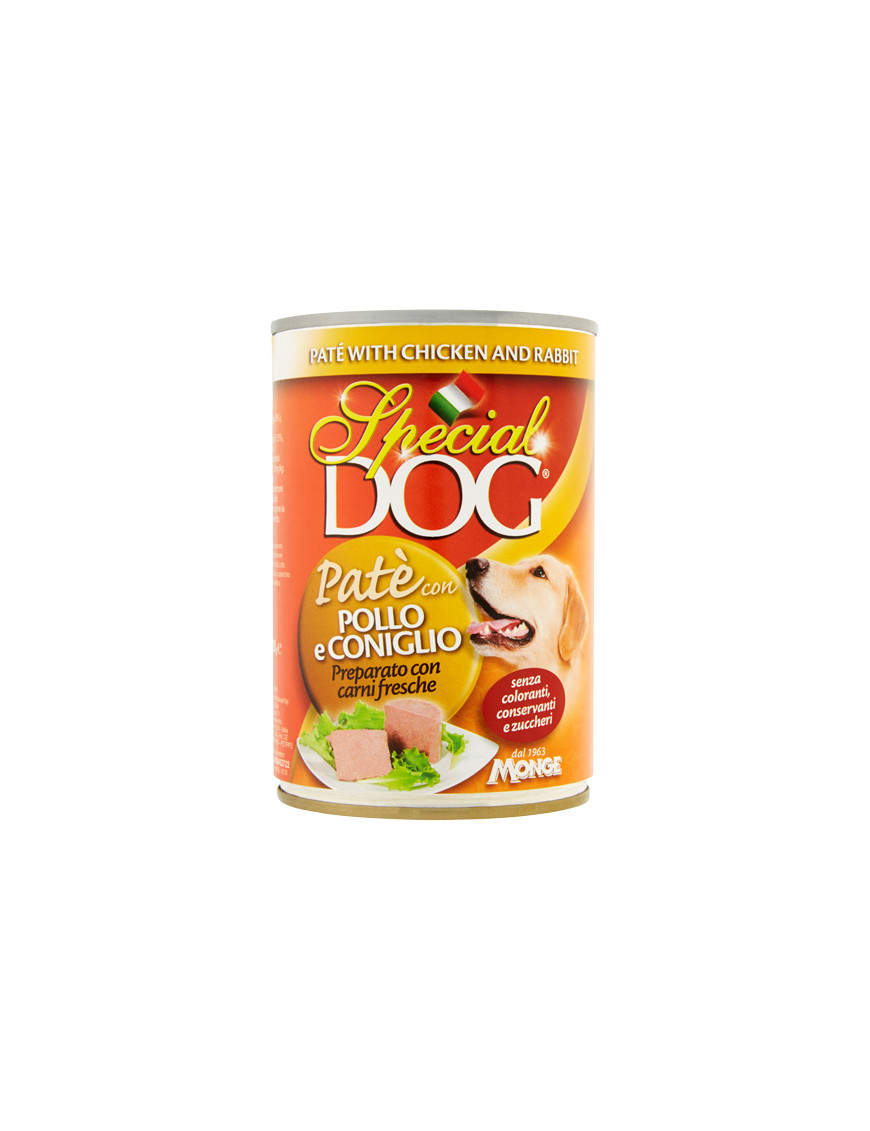 Special Dog Pate' Pollo E Coniglio gr.400