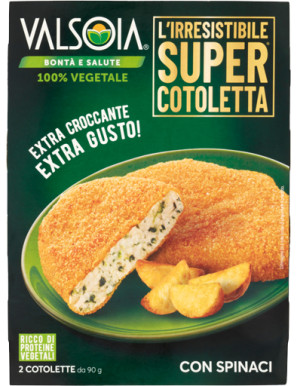 Valsoia Cotoletta Vegetale Con Spinaci gr.90X2