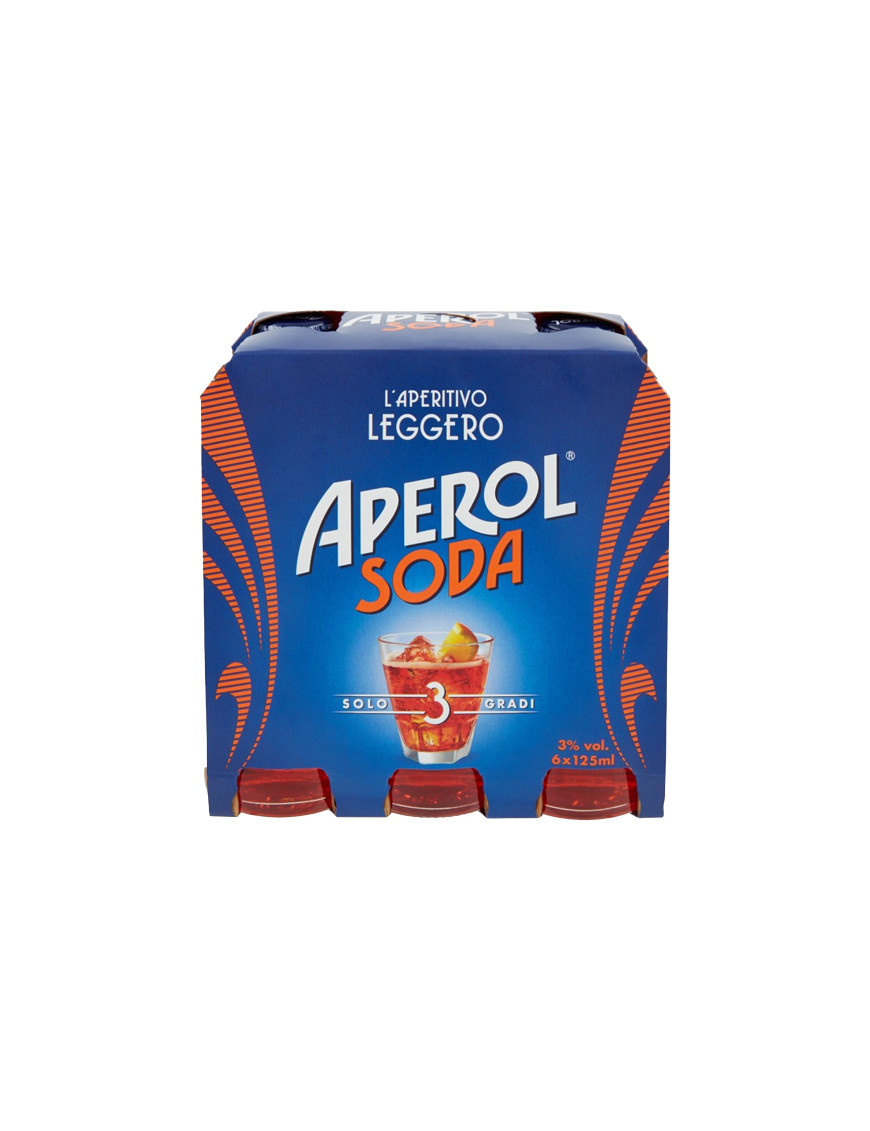 Aperol Soda cl.12,5 X6   Vap