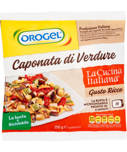 Orogel Caponata Di Verdure Gusto Ricco Surgelata gr.250