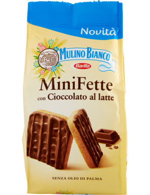 Barilla Mini Fette Con Cioccolato Al Latte gr.110