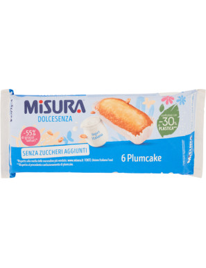 Misura Plumcake S/Zucchero gr.190  S/Olio Di Palma