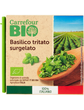 Carrefour Basilico Tritato BIO  Surgelato gr.50