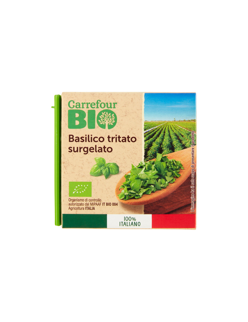 Carrefour Basilico Tritato BIO  Surgelato gr.50