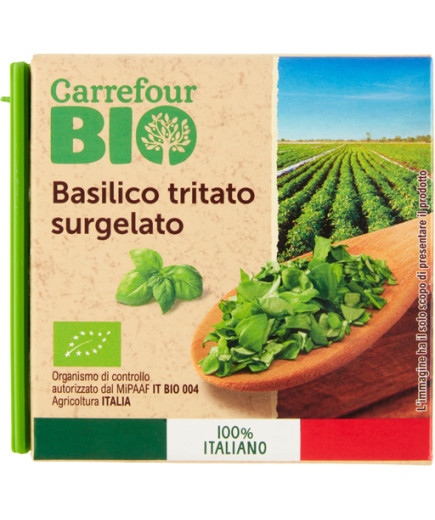 Carrefour Basilico Tritato BIO  Surgelato gr.50