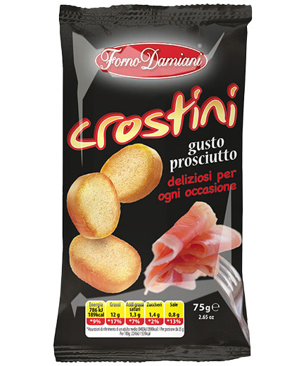 Forno Damiani Crostini Prosciutto gr.75