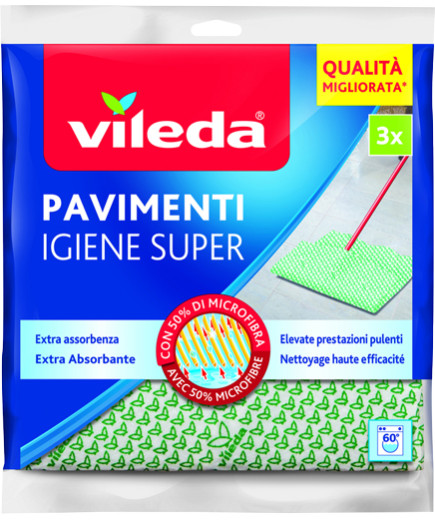 Vileda Panno Pavimento Igiene Super X3