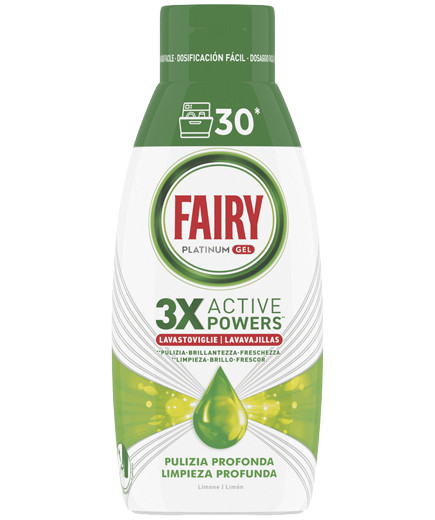 Fairy Platinum Gel Lavastoviglie Pulizia Profonda Limone ml.600
