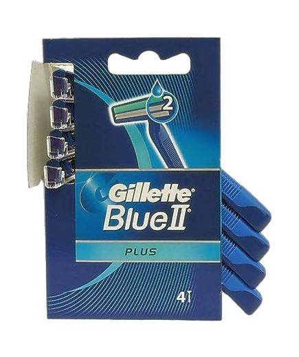 Gillette Blue II Plus X4
