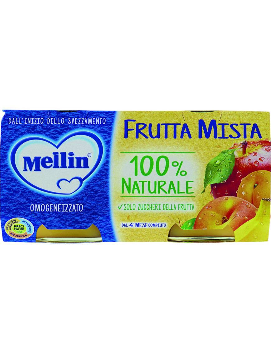 Mellin Progressi Omogeneizzato Mela gr.100X2