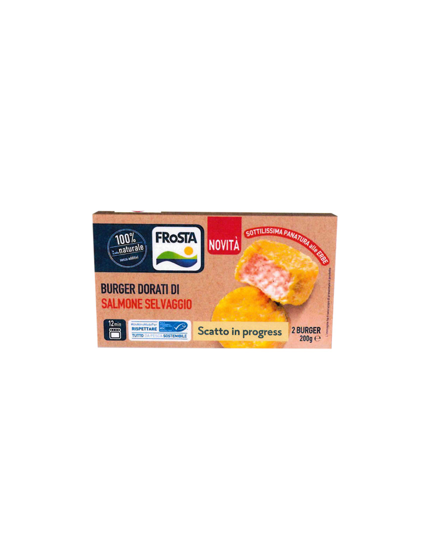 FROSTA BURGER DI SALMONEPANATI G.200           (NEW)