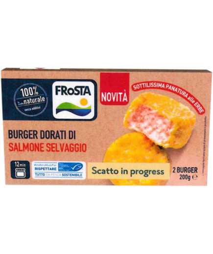 FROSTA BURGER DI SALMONEPANATI G.200           (NEW)