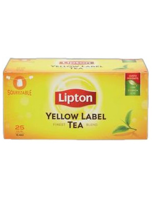 Lipton Tea Yellow Label 25 filtri Squeezable