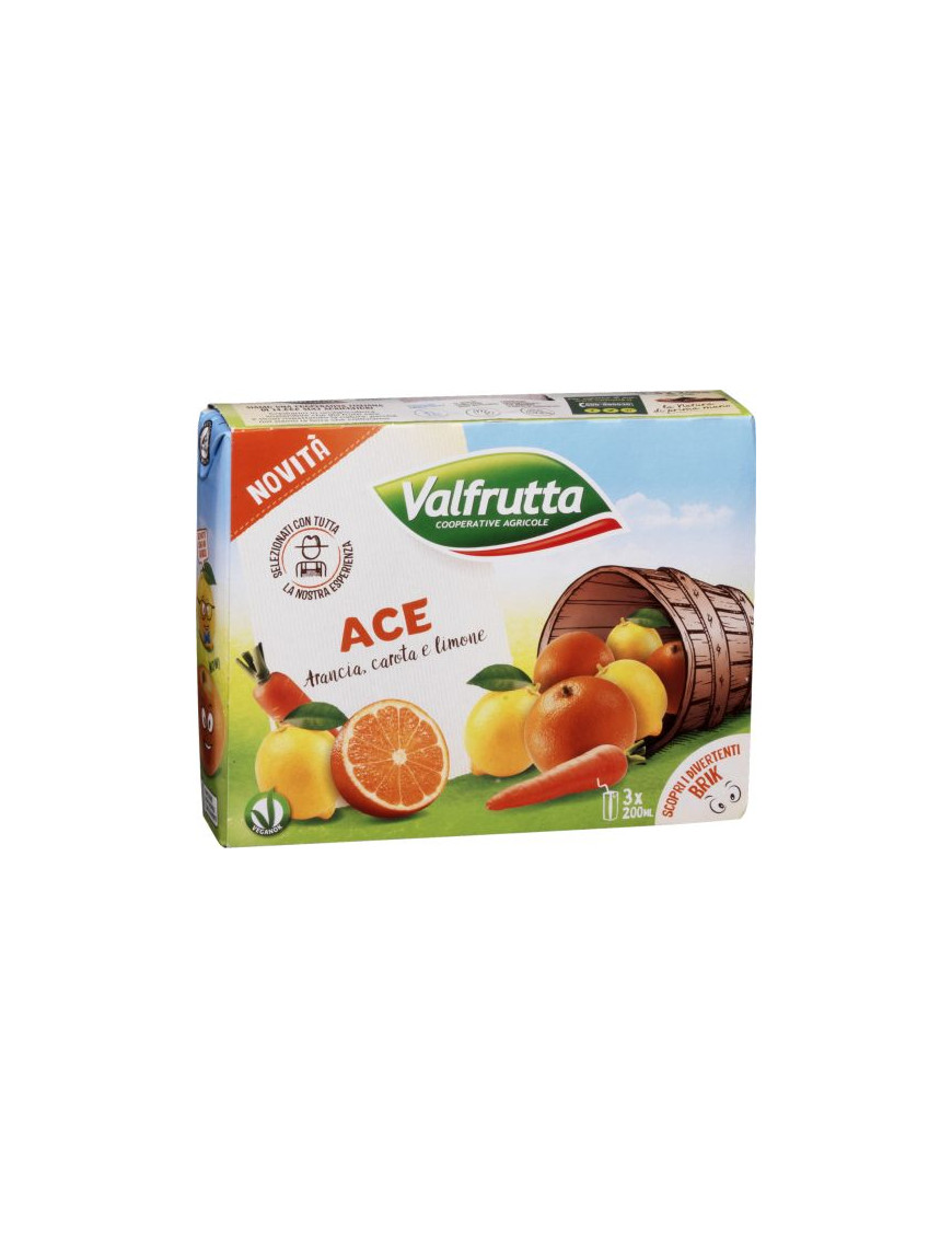 Valfrutta Succo ml.200X3 Ace