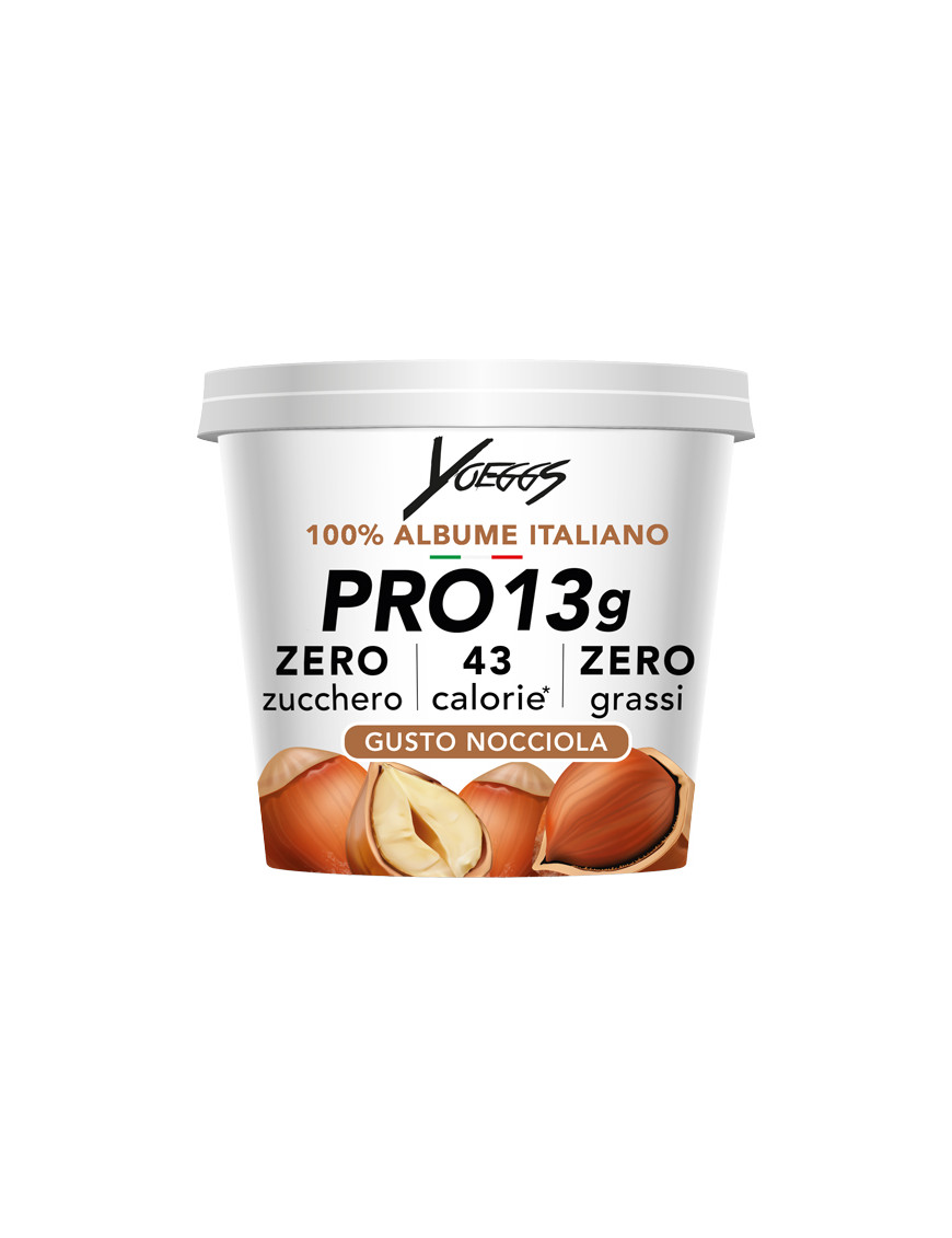 YOEGGS YOGURT PROTEICO 100%ALBUME ITALIANO NOCCIOLA G.125