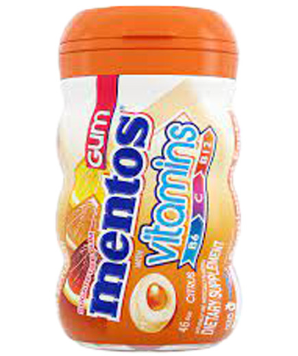 Perfetti Mentos Vitamin Gum Citrus