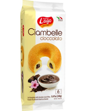 LAGO CIAMBELLA FARCITA CIOCCOLATO G.240 (6PZ)