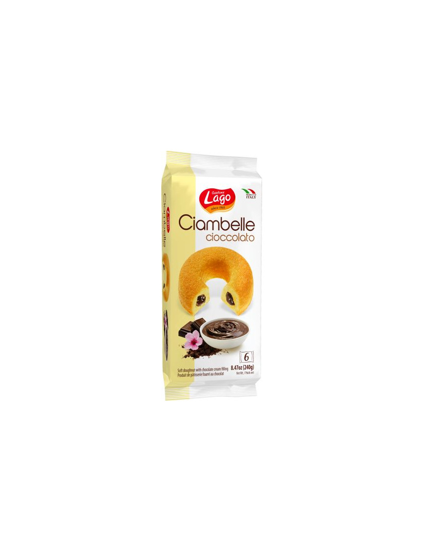 LAGO CIAMBELLA FARCITA CIOCCOLATO G.240 (6PZ)