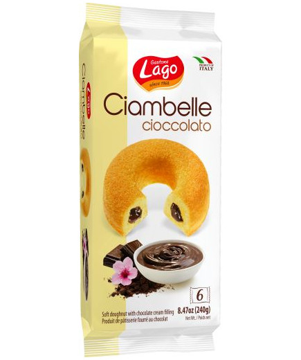 LAGO CIAMBELLA FARCITA CIOCCOLATO G.240 (6PZ)