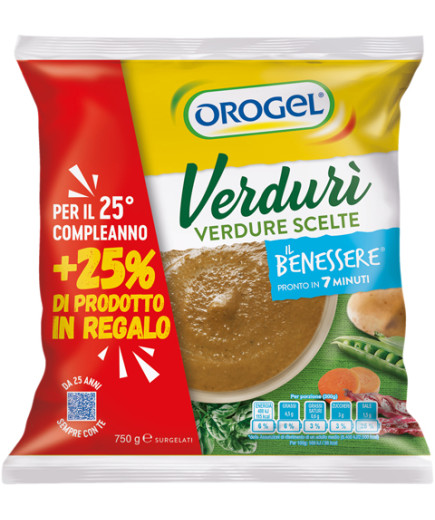 OROGEL VERDURI VERDURE SCELTEG.750