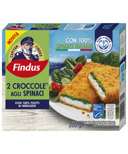 FINDUS CROCCOLE AGLI SPINACIG.200