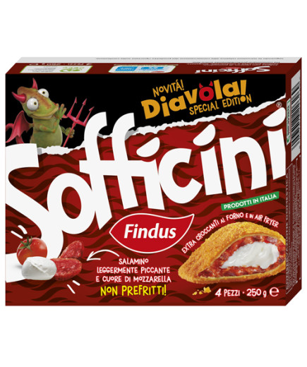 FINDUS SOFFICINI DIAVOLA EMOZZARELLA G.250