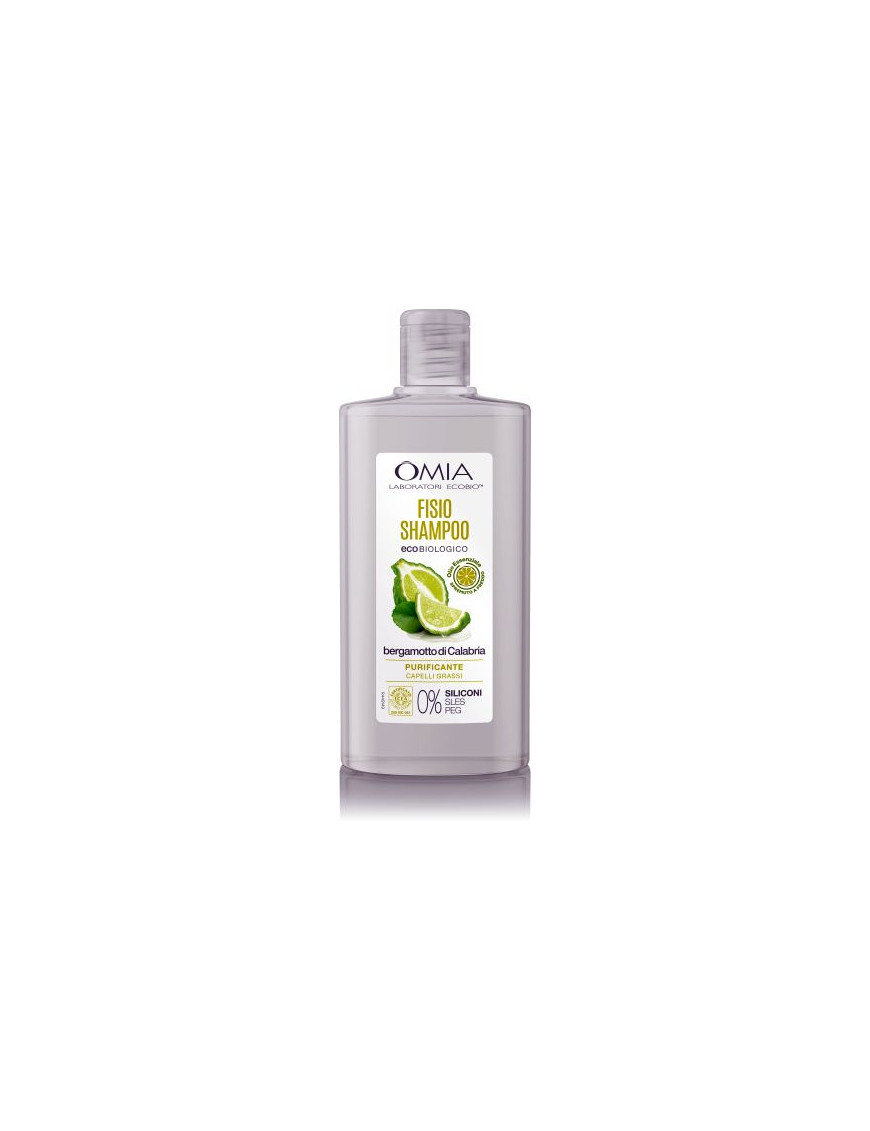 Omia Fisio Shampoo Eco BIO Bergamotto Capelli Grassi ml.200