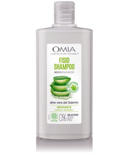 Omia Fisio Shampoo Eco Biologico Aloe Vera Capelli Normali ml.200