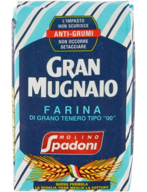 MOLINO SPADONI FARINA 00 ANTIGRUMI KG.1 -PER PASTA-