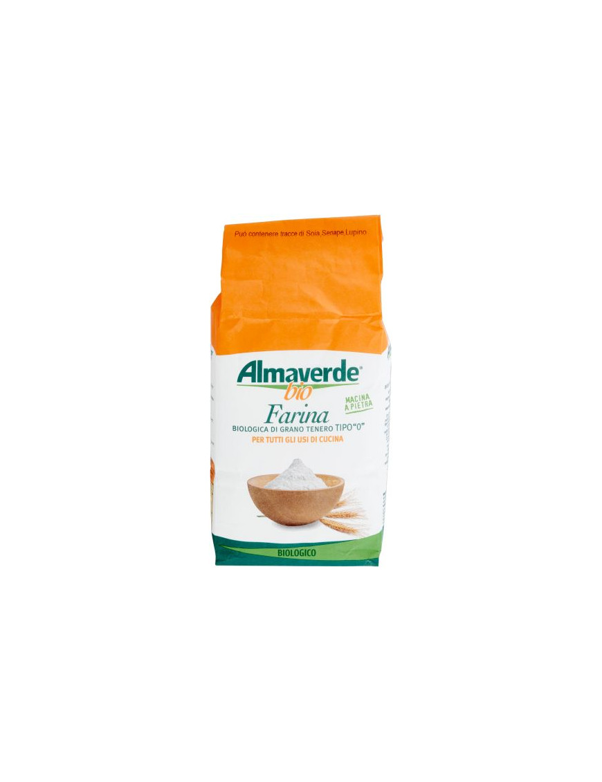 ALMAVERDE FARINA 00 BIO KG.1 GRANO TENERO - MAC. A PIETRA