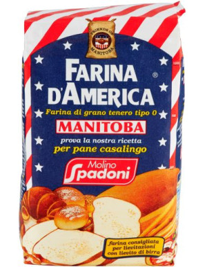 MOLINO SPADONI FARINA 0 MANITOBA KG.1 -AMERICA-