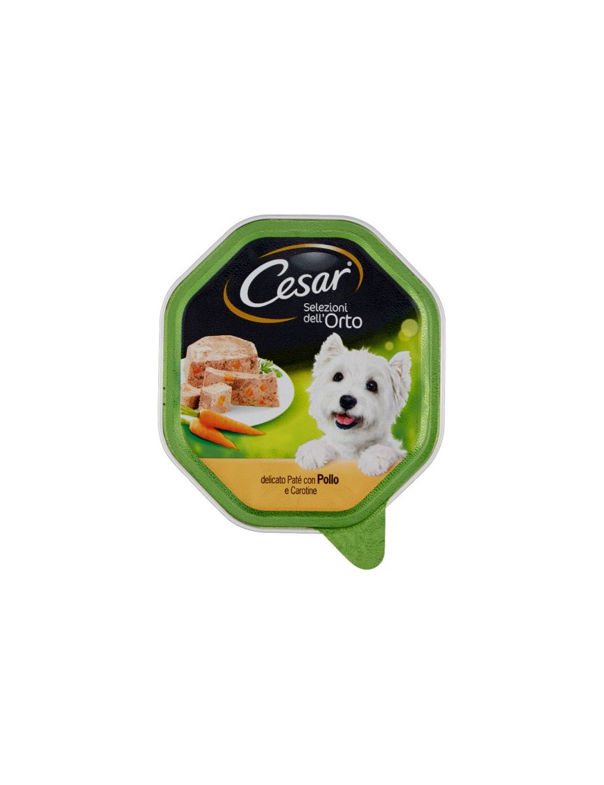 CESAR SELEZIONI DELL'ORTO POLLO/CAROTE G.150    -CANE-