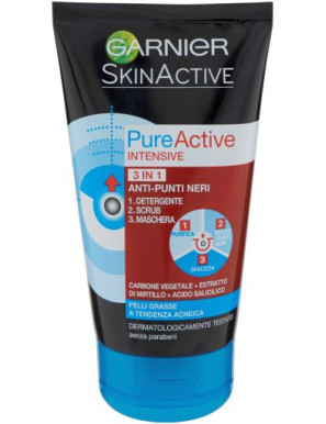 GARNIER SKIN ACTIVE PUREACTIVE 3IN1 ANTI PUNTI NERI ML.150